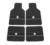 GTFRFD Tapis de Sol de Voiture pour MG ZS EV 2017 2018 2019 2020 2021 2022 2023 2024 Tapis de Sol Durable Imperméables et Antidérapants Ensemble en Cuir PU,A