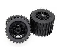 GTFRUQAS Pneus Voiture Rc pour Redcat pour Team pour Losi pour VRX pour HPI pour Kyosho pour HSP pour Carson pour Hobao 17 Mm Moyeu Jante Et Pneus Pneu 1/8 RC Voiture pour Buggy