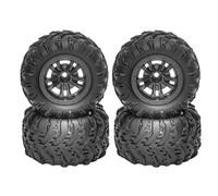 GTFRUQAS pour Scy pour Mjx 16101 16102 16103 Pro 16207 16208 16209 H16 1/16 RC Pièces De Mise À Niveau De Voiture Accessoires 4 Pièces 83mm Pneu De Roue en Caoutchouc PièCes RéParation Rc