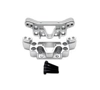 GTFRUQAS pour Yudi GR M16 1/16 Métal Grand Pied Suspension Avant Et Arrière Télécommande Pièces Accessoires Voiture Mise À Niveau Remplacement Utilisation Accessoires Voitures RC(Silver)