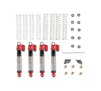 GTFRUQAS Rc Amortisseur SpéCial pour Axial pour SCX24 AX24 1/24 4 Pièces 53 Mm Amortisseurs Métalliques pour Chenilles RC Pièces Et Accessoires De Mise À Niveau Et De Remplacement