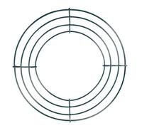 GTFYUDGH 25cm Cadre De Couronne en Métal - Anneaux De Fabrication Couronne en Fil De Fer, Anneaux De Couronne De Noël en Fil Métallique, Grand Cadre Couronne Ronde, Anneaux Couronne De Fil pour Noël