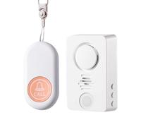 GTFYUDGH Alarme De Lit pour Personnes Âgées - Sonnette D'Alerte sans Fil De Chevet | Alarme D'Appel sans Fil Étanche pour Soignants Adultes Sécurité Nuit