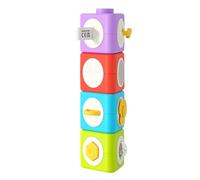 GTFYUDGH Blocs Bébé | Jouets Éducatifs pour La Motricité Fine,Blocs De Construction Formes Bébé 0-6 Mois | pour Garçons Et Filles Tout-Petits, Maison, Voyage, Crèche, Salle De