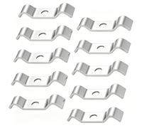 GTFYUDGH Collier De Fixation Pour Conduit,10 Pièces Outil Robuste Rigide Et Réglable,Collier De Serrage Pour Tuyau | Pour Plomberie Maison Salle De Bain Cuisine