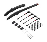 GTFYUDGH Garde-Boue De Vélo De Montagne - Couverture De Securite avec Tige D'Extension Reglable,Garde-Éclaboussures pour Vélo,pour VTT Route Sentier Velo par Pluie Et Boue Cyclisme en Plein Air