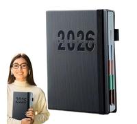 GTFYUDGH Planificateur 2026 | Agenda Calendrier 2026 - Organiseur Hebdomadaire Portable pour Organisation Quotidienne Maison Bureau École