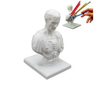 GTFYUDGH Porte-crayon César, 16,5x11,5x9cm Résine Synthétique César Porte-Crayon Décoration De Bureau, Césars Organisateur De Bureau Créatifs, Porte-Stylo De Statue De Buste Jule Césars