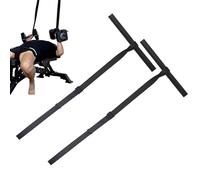 GTFYUDGH Sangles de Sécurité pour Haltères,2 Pièces Sangles Réglables de Protection - Attaches Renforcées pour Racks de Musculation,Pour Banc De Musculation À Domicile Et Programme Fitness Quotidien