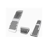 GTGJFJKW Pour B&MW Série 3 E90 E91 E92 E93 320i 318D 2005~2011 Caoutchouc Antidérapant Repose-pieds Pédales Couvre-pédales Voiture Pédale Frein Gaz Accessoires(AT 3pcs With Rest)