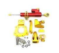 GTGJFJKW pour Kawasaki Z650 Z 650 2017 2018 2019 2020-2025 Kit De Support D'amortisseur De Direction Réglable en Aluminium CNC pour Moto Accessoires(Set 10)