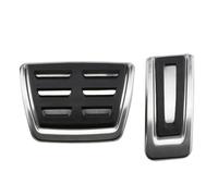 GTGJFJKW Pour VW Pour Troc Pour T-R&OC 2017 2018 2019 2020 2021 2022 2023 2024 2025 Frein À Gaz Pédale De Protection Couverture Pédales De Voiture LHD Accessoires(AT without Rest)