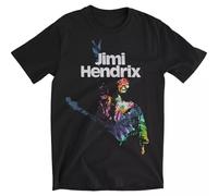 GTHBr889h Jimi Hendrix Peace T-Shirt Black S