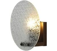 GTHTUHFD Applique Murale Ovale Vintage Japonaise en Verre Transparent À Rayures, Culot E14, en Fer, Idéale pour Un Couloir, Un Salon Ou Une Chambre. Luminaire Décoratif,One Color