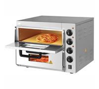 GTHTUHFD Four À Pizza Électrique Professionnel - Grille-Pain De Comptoir en Acier Inoxydable À Un Ou Deux Étages pour La Maison Et Le Restaurant, Appareil À Pizza pour BarbecXEMBJ17796