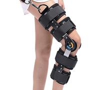 GTHTUHFD Genouillère Articulée Rom, Orthèse D'Immobilisation du Genou, Orthèses De Jambe, Orthèse Orthopédique pour Rotule, Orthèse D'Immobilisation du Genou, Orthèse De Soutien,Black