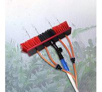 GTHTUHFD Kit De Nettoyage De Vitres Télescopique - Perche Réglable De 3 À 12 M Et Brosse De 50 Cm pour Le Nettoyage À l'eau. Idéal pour Le Lavage De Panneaux Solaires Et Le,30cm-4m