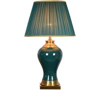 GTHTUHFD Lampe De Table en Céramique Verte, Idéale pour Une Chambre À Coucher, Une Table De Chevet, Un Salon, Un Canapé Ou Un Bureau.,40 * 67cm