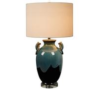 GTHTUHFD Lampe De Table Moderne du Milieu du Siècle en Céramique Émaillée, Grande Lampe De Table pour Salon, Bureau, Chambre Familiale, Lampe De Chevet 75 × 40 Cm