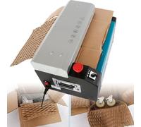 GTHTUHFD Machine De Découpe De Carton, Machine De Calage De Papier pour Carton Alvéolé, Largeur De Coupe 32,5 Cm, Vitesse De Déchiquetage 5 M/Min pour Carton Ondulé Express
