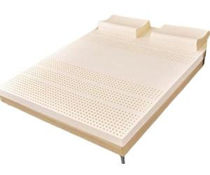 GTHTUHFD Matelas de table en latex naturel doux pour lit simple, double, avec housse, respectueux de l'environnement, support hypoallergénique pour la maison, 5 cm - 135 x 190 cm