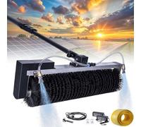 GTHTUHFD Nettoyeur Solaire Haute Performance, Brosse Rotative Automatique, Double Mode Humide/Sec pour Les Saletés Tenaces, Largeur De Nettoyage De 60 Cm, Rotation À 360°, R,3.5m
