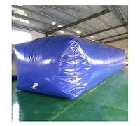 GTHTUHFD Sac De Stockage d'eau Pliable Flexitank pour L'Extérieur, Réservoir d'eau avec Robinet, Conteneurs De Stockage d'eau Durables pour La Lutte Contre Les Incendies Et,Blue-1500L