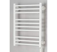 GTHTUHFD Sèche-Serviettes Électrique, Porte-Serviettes Chauffant Mural en Acier Inoxydable 10 Barres, Câblé Ou À Brancher, pour Salle De Bain, Modèle B, Câblé,C-Plug in