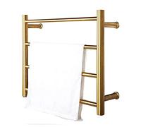 GTHTUHFD Sèche-Serviettes Électrique, Porte-Serviettes Chauffant Mural en Acier Inoxydable 304, Étendoir Étanche pour Salle De Bain, Étendoir À Serviettes Câblé.