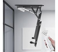 GTHTUHFD Support Mural Électrique pour Téléviseur Au Plafond - Système De Levage Escamotable Dissimulé avec Levage Automatique, Support Motorisé pour Téléviseurs De 32 À 70 Pouces