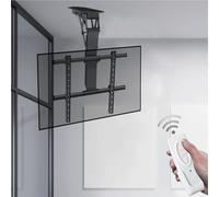 GTHTUHFD Support Mural Électrique pour Téléviseur (Plafond Ou Mural), Support Inclinable De 0 À 85°, Compatible avec Les Téléviseurs De 50 À 75 Pouces, Entraxe des Trous De Fixat,50-75inch TV