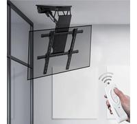 GTHTUHFD Support Mural Électrique pour Téléviseur (Plafond Ou Mural), Support Inclinable De 0 À 85°, Compatible avec Les Téléviseurs De 50 À 75 Pouces, Entraxe des Trous De Fixat,50-90inch TV
