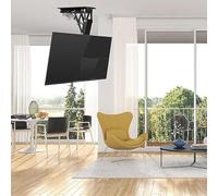 GTHTUHFD Support Mural Motorisé pour Téléviseur Au Plafond, Compatible avec Les Téléviseurs De 32 À 70 Pouces. Pied De Télévision Motorisé avec Système De Levage Escamotable Et Té