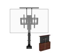 GTHTUHFD Support Mural Réglable pour Téléviseur - Système De Levage Électrique Télescopique pour Téléviseurs De 42 À 70 Pouces, Escamotable dans Un Meuble, Supporte Jusqu'À 60 Kg