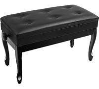 GTHTUHFD Tabouret De Piano, Banc De Piano, Tabouret De Coiffeuse, Tabouret De Piano Réglable De 10 Cm, Banc De Piano pour Duo avec Compartiment pour Partitions, Chaise,B-B