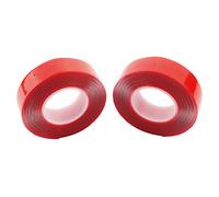 GTIWUNG 2 Pcs Ruban Adhésif Double Face, Ultra Forte Ruban Autocollant, Automobile Imperméable Adhésif, Double Face Colle Transparent Ruban Mousse Pour Verre/Métal/Plastiques, 20mm*3m