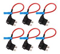 GTIWUNG 6Pcs 32V Add-A-Circuit Adaptateur Porte-fusible Standard, Lame Tap pour Voiture avec Circuit Robinet Piggy Back