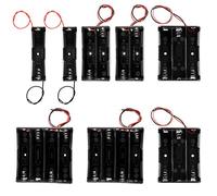 GTIWUNG 8Pcs 1/2/3/4 x 3.7 V 18650 Support de Batterie Boîtier en Plastique Boîte de Rangement avec Wire Leads