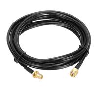 GTIWUNG Adaptateur RP SMA mâle-femelle, RG58 Câble Coaxial SMA 10m, Rallonge Antenne WLAN, Câble d'Extension pour Antenne Male/Femelle (50 Ohm)