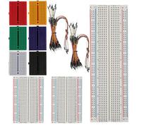 GTIWUNG Kit de mini platine d'essai 170, 400 et 830 Tie Points - Prototype sans soudure - Carte PCB pour Arduino Proto Shield + 130 câbles