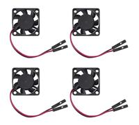 GTIWUNG Lot de 4 Ventilateur de Refroidissement Sans Balai, DC séparant Une Interface à Deux 3,3V 5V 30x30x7 mm, Brushless Cooling Cooler Fan 2 Fils