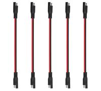 GTIWUNG Lot de 5 Cable D'Extension SAE vers SAE 12AWG Câble de Connexion Câble-d'extension Faisceau 33CM Bouchon de Rallonge de Connecteur Automobile à Alimentation