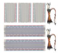 GTIWUNG Platine d'essai 400 et 830 Tie Points - Carte imprimée sans soudure pour Arduino Proto Shield + 130 câbles