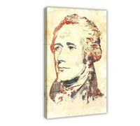 GTJKSX Alexander Hamilton Poster sur toile pour chambre à coucher, bureau, chambre, cadeau 20 x 30 cm