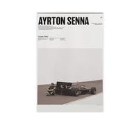 GTJKSX Ayrton Senna Poster numérique sur toile pour décoration de salon, chambre à coucher 20 x 30 cm