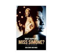 GTJKSX Impression sur toile « What Happened, Miss Simone » - Décoration murale pour salon, chambre à coucher - 40 x 60 cm