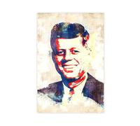 GTJKSX John F Kennedy Poster sur toile pour chambre à coucher, bureau, chambre, cadeau 40 x 60 cm