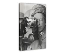 GTJKSX Poster de la Reine Elizabeth sur toile pour chambre à coucher, bureau, chambre, cadeau 30 x 45 cm