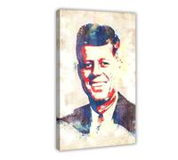 GTJKSX Poster John F Kennedy sur toile - Décoration murale pour salon, chambre à coucher - 40 x 60 cm