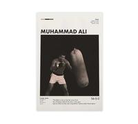 GTJKSX Poster moderne d'entraînement de Muhammad Ali avec citation de motivation - Décoration pour chambre à coucher, bureau, chambre, cadeau - 20 x 30 cm